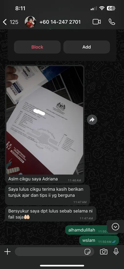 Addmaths.my testimonial from parent 02