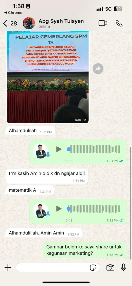 Addmaths.my testimonial from parent 09