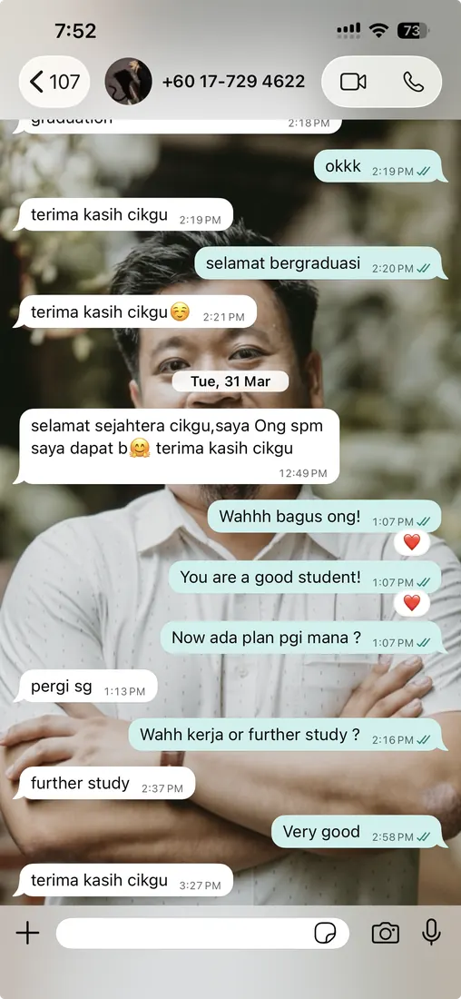 Addmaths.my testimonial from parent 30
